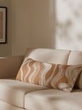 John Lewis Retreat Cushion, Caramel