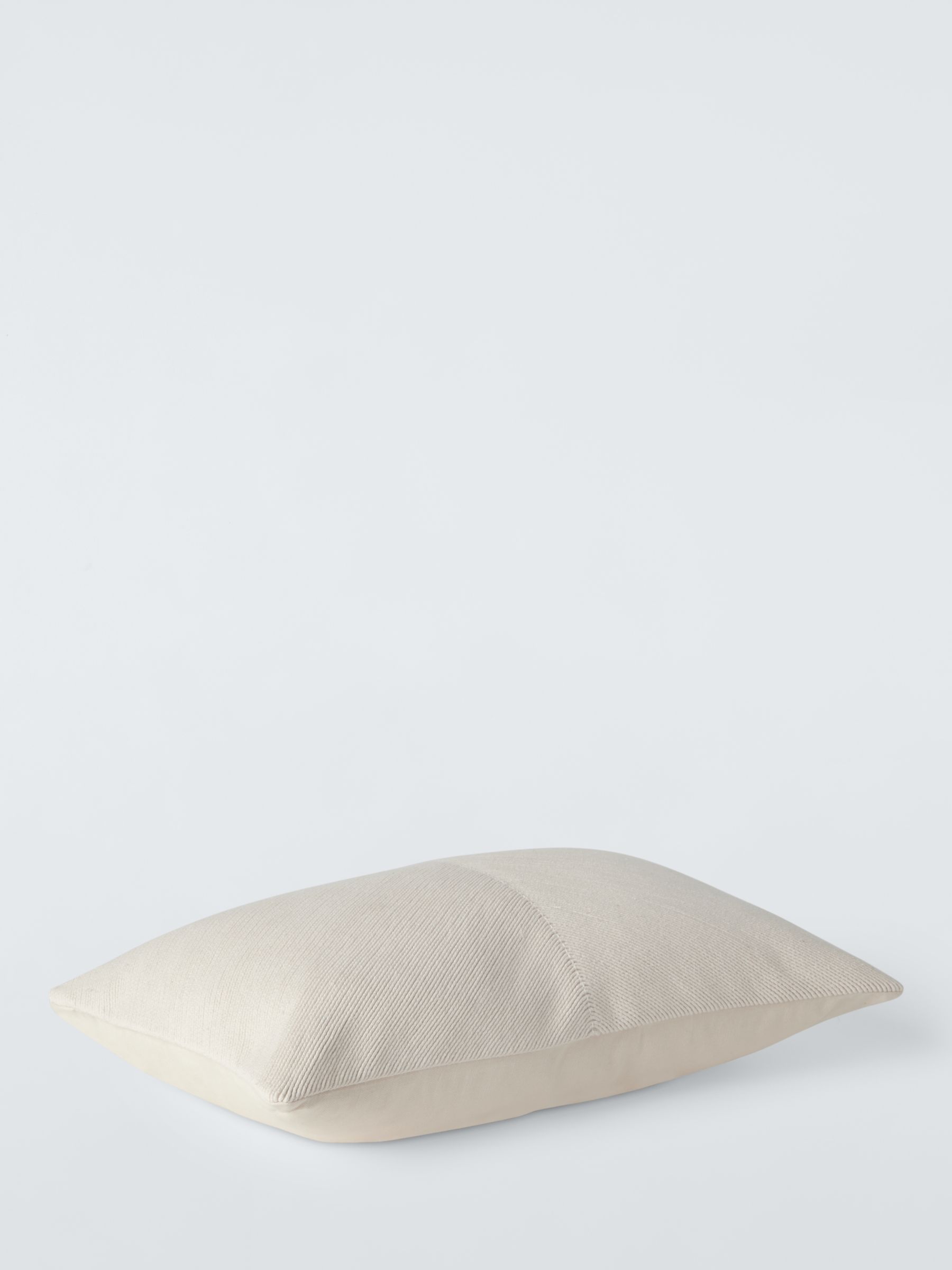 John Lewis Corded Rectangular Cushion, Greige