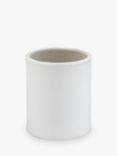 Osco Faux Leather Pen Pot, White