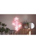 Nanoleaf Lines Wall/Ceiling Light Starter Kit, 15 LED Bars, Multicolour