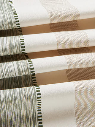 John Lewis Denver Stripe Furnishing Fabric, Myrtle Green