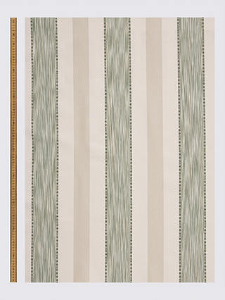 John Lewis Denver Stripe Furnishing Fabric, Myrtle Green