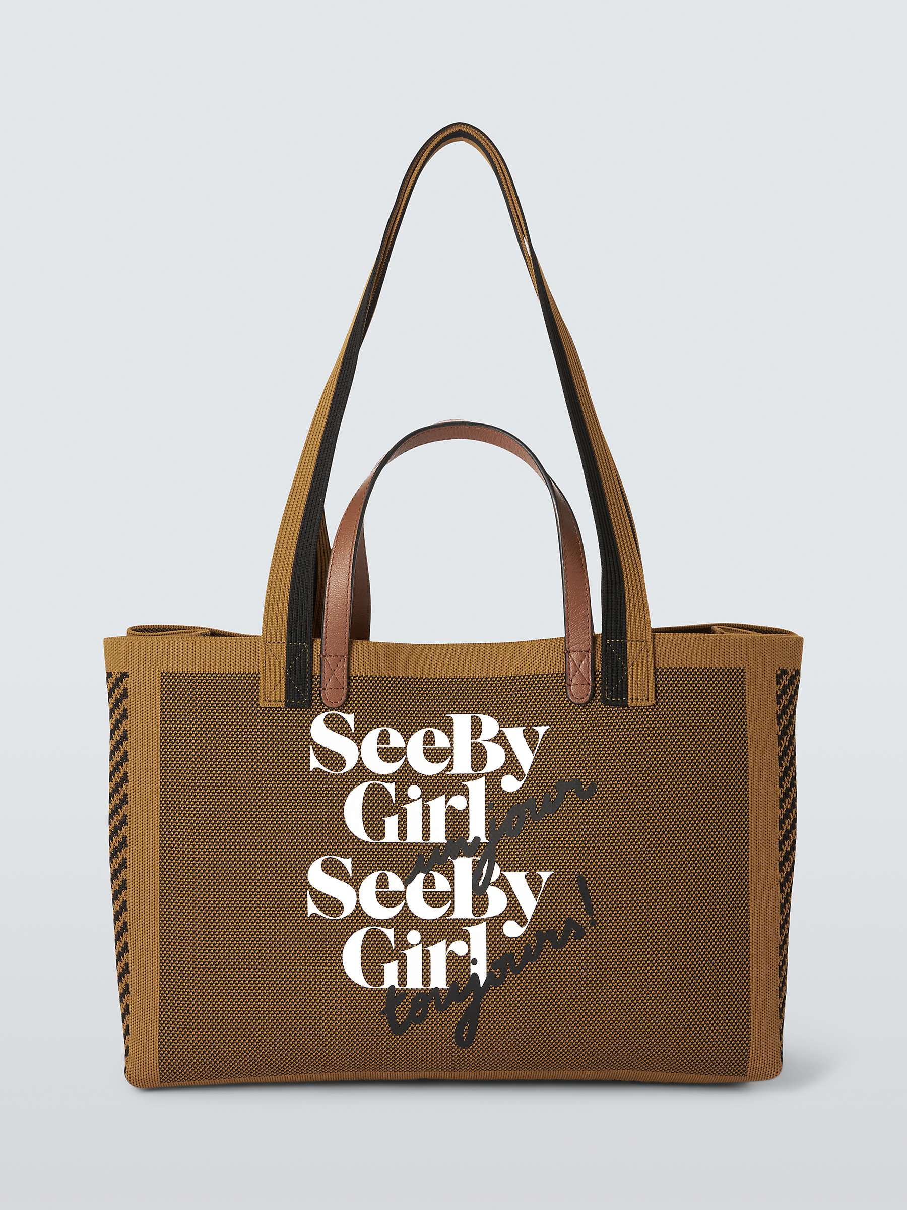 Buy See By Chloé See By Girl Un Jour Tote, Olive Online at johnlewis.com