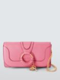 See By Chloé Hana Large Leather Chain Purse, Pushy Pink