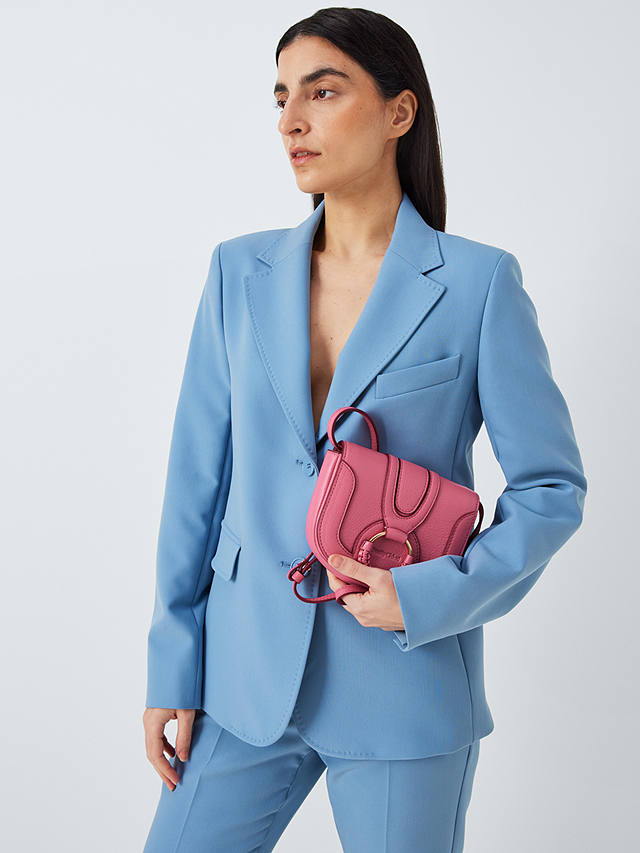 See By Chloé Hana Mini Leather Cross Body Bag, Pushy Pink