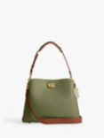 Coach Willow Leather Shoulder Bag, Moss