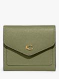 Coach Wyn Small Leather Envelope Purse, Moss