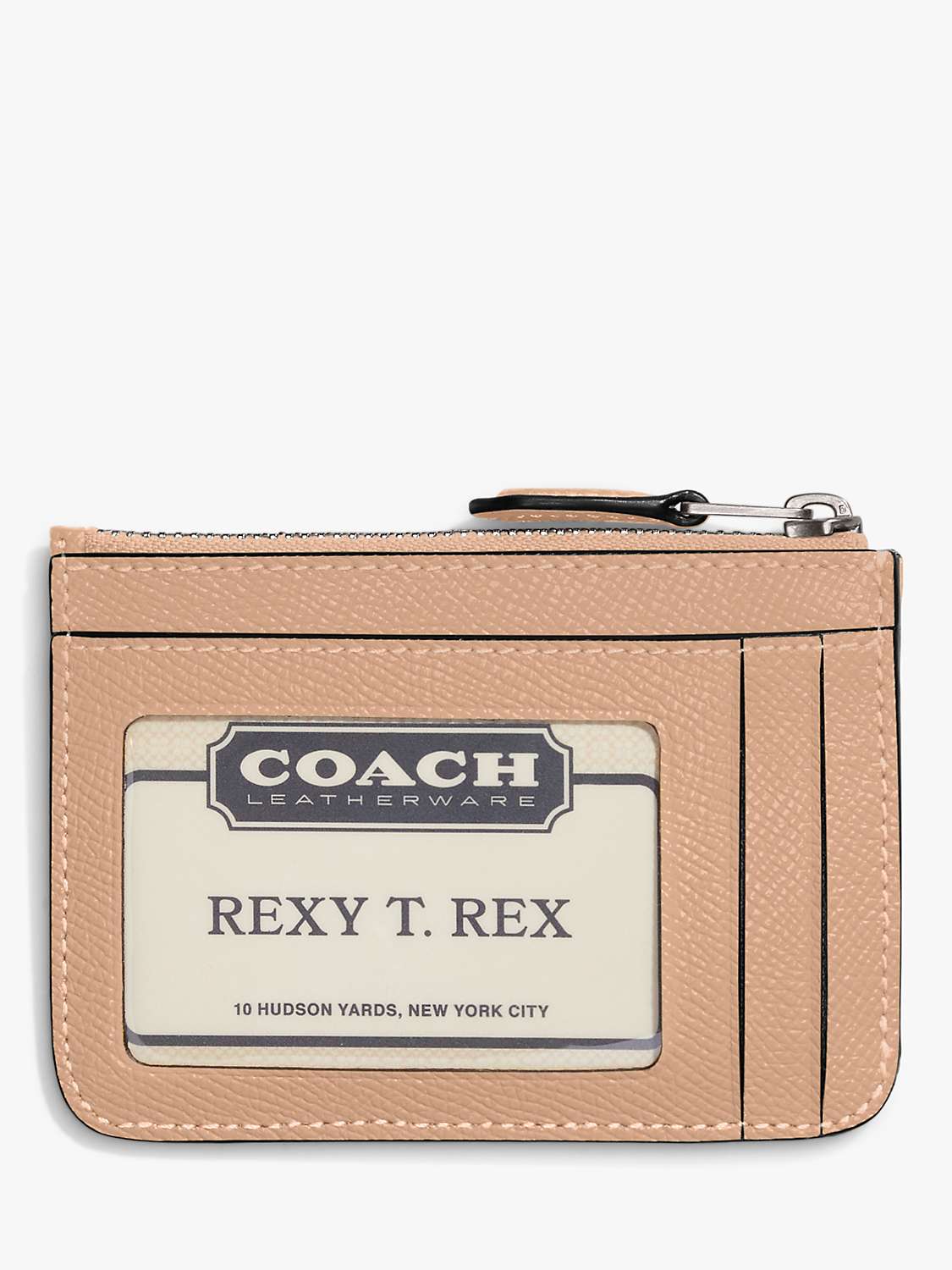 Buy Coach Cross Grain Leather Mini ID Skinny Purse Online at johnlewis.com