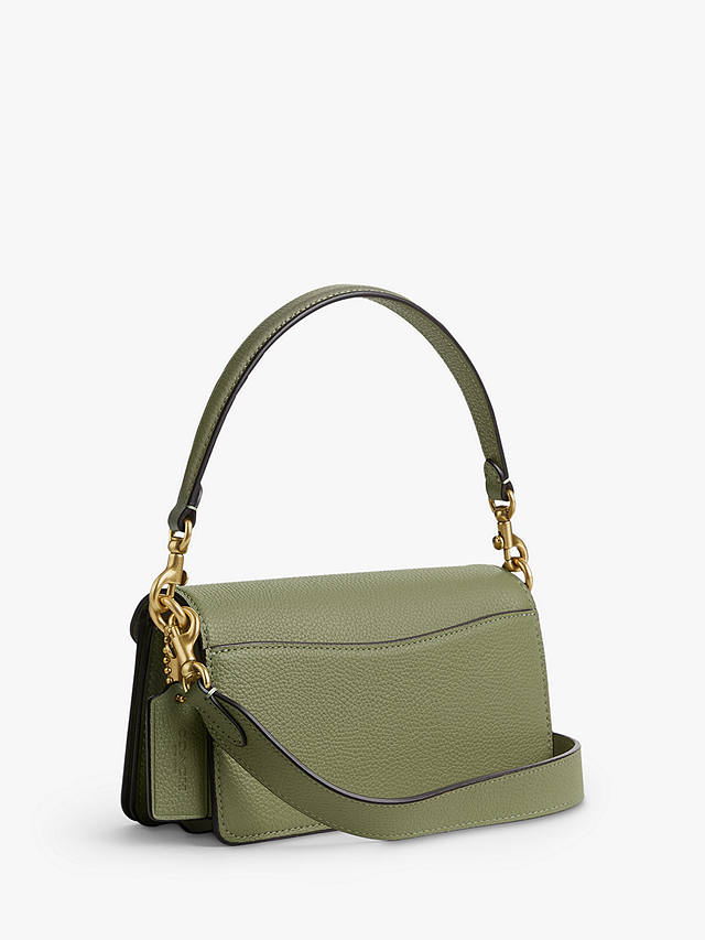 Coach Tabby 20 Leather Shoulder Bag, Moss