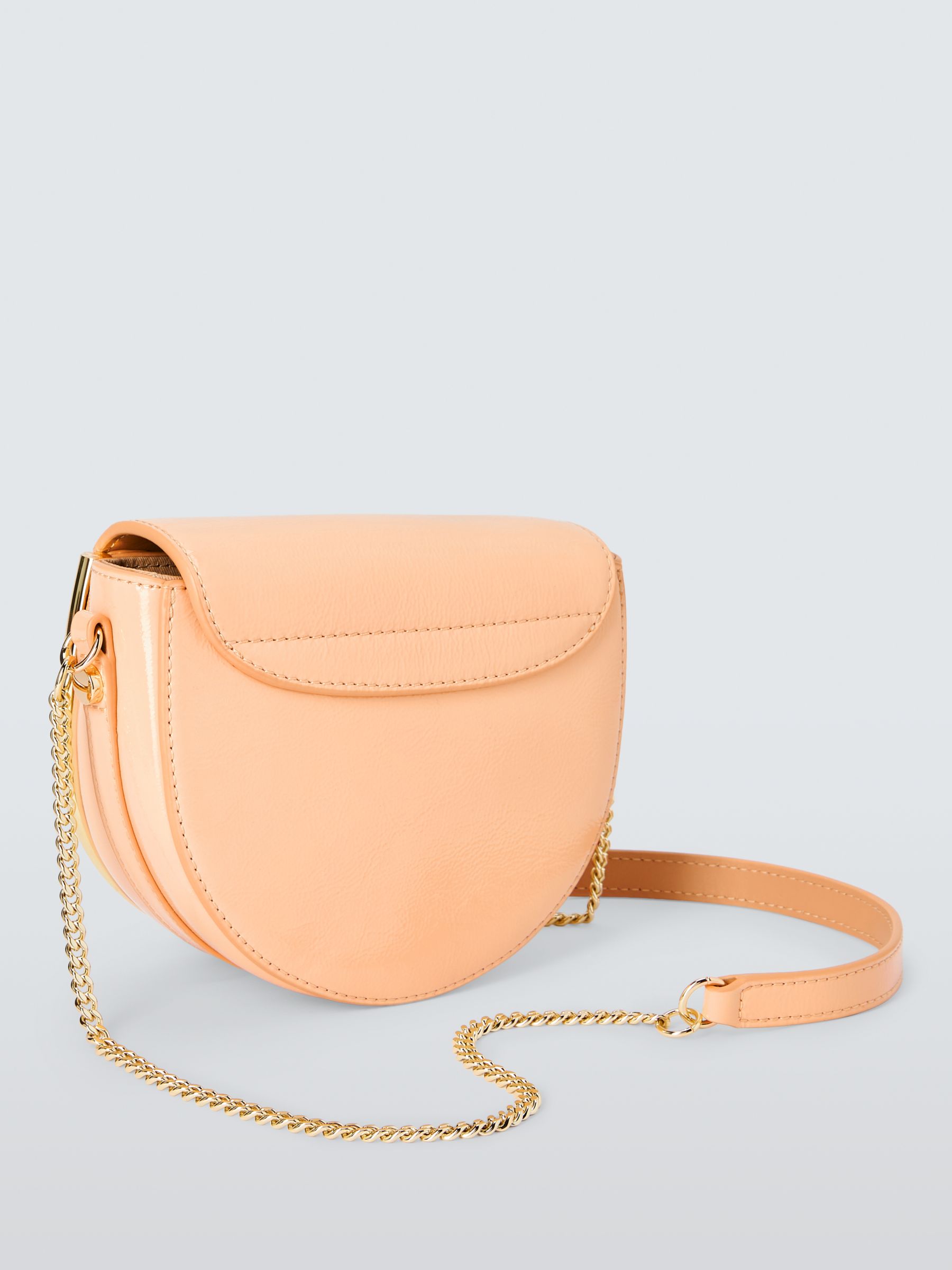 See By Chloé Mara Leather Chain Strap Cross Body Bag, Ultimate Nude at ...