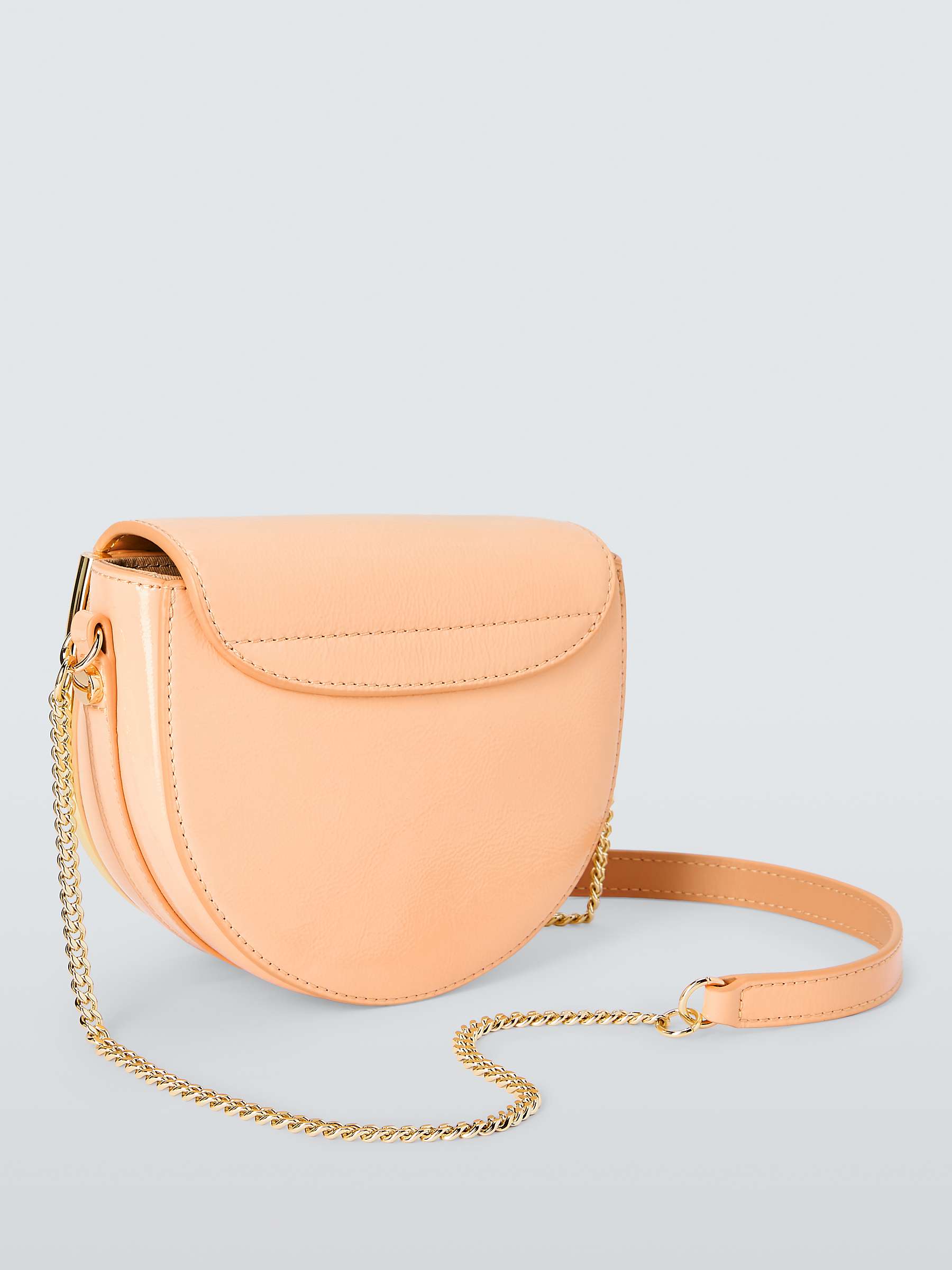 Buy See By Chloé Mara Leather Chain Strap Cross Body Bag, Ultimate Nude Online at johnlewis.com