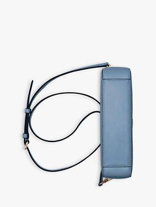 DKNY Bryant Leather Cross Body Bag, Coastal Blue