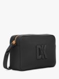 DKNY Seventh Avenue Leather Camera Cross Body Bag, Black