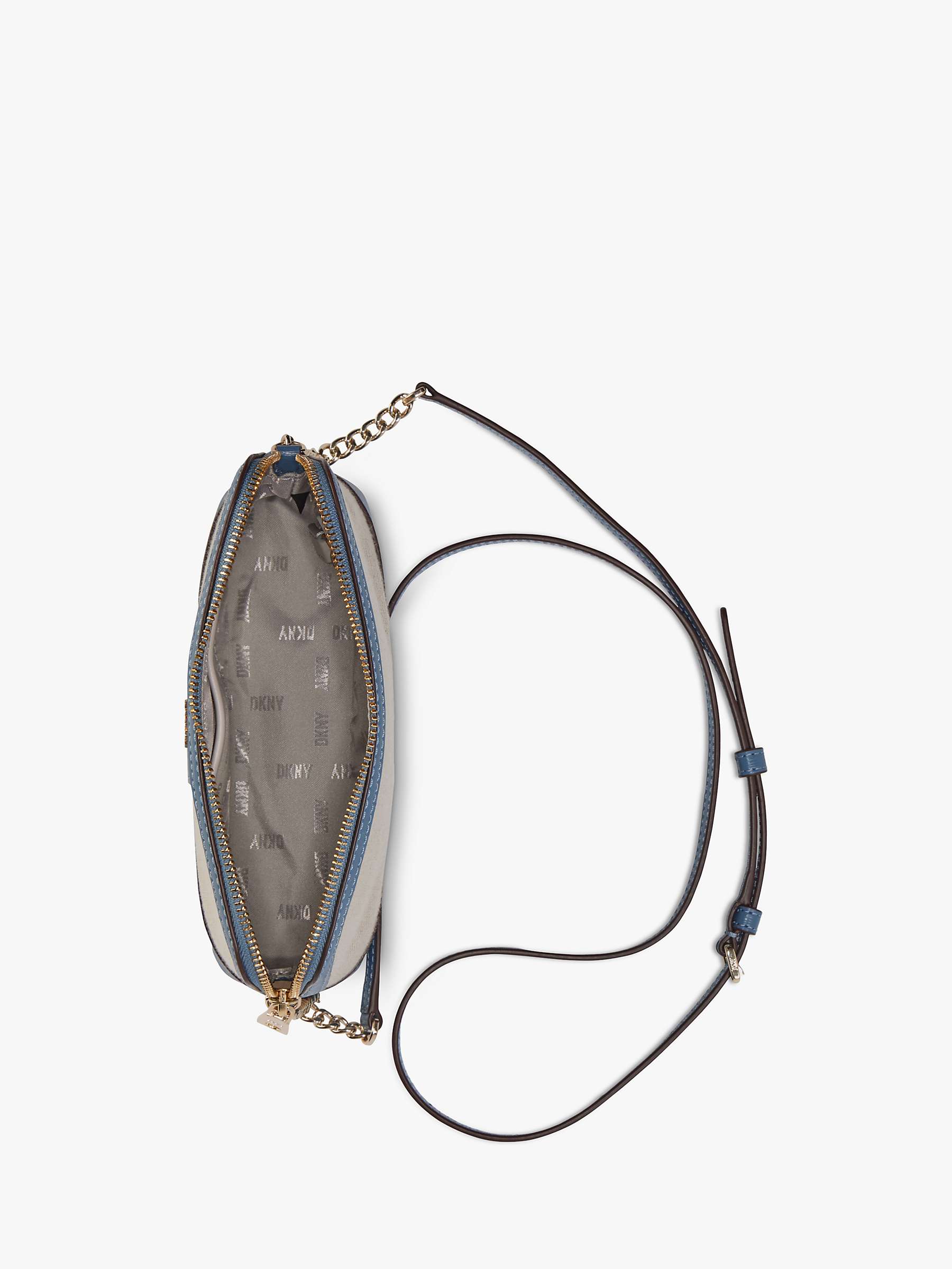 Buy DKNY Bryant Cross Body Bag, Coastal Blue/Multi Online at johnlewis.com