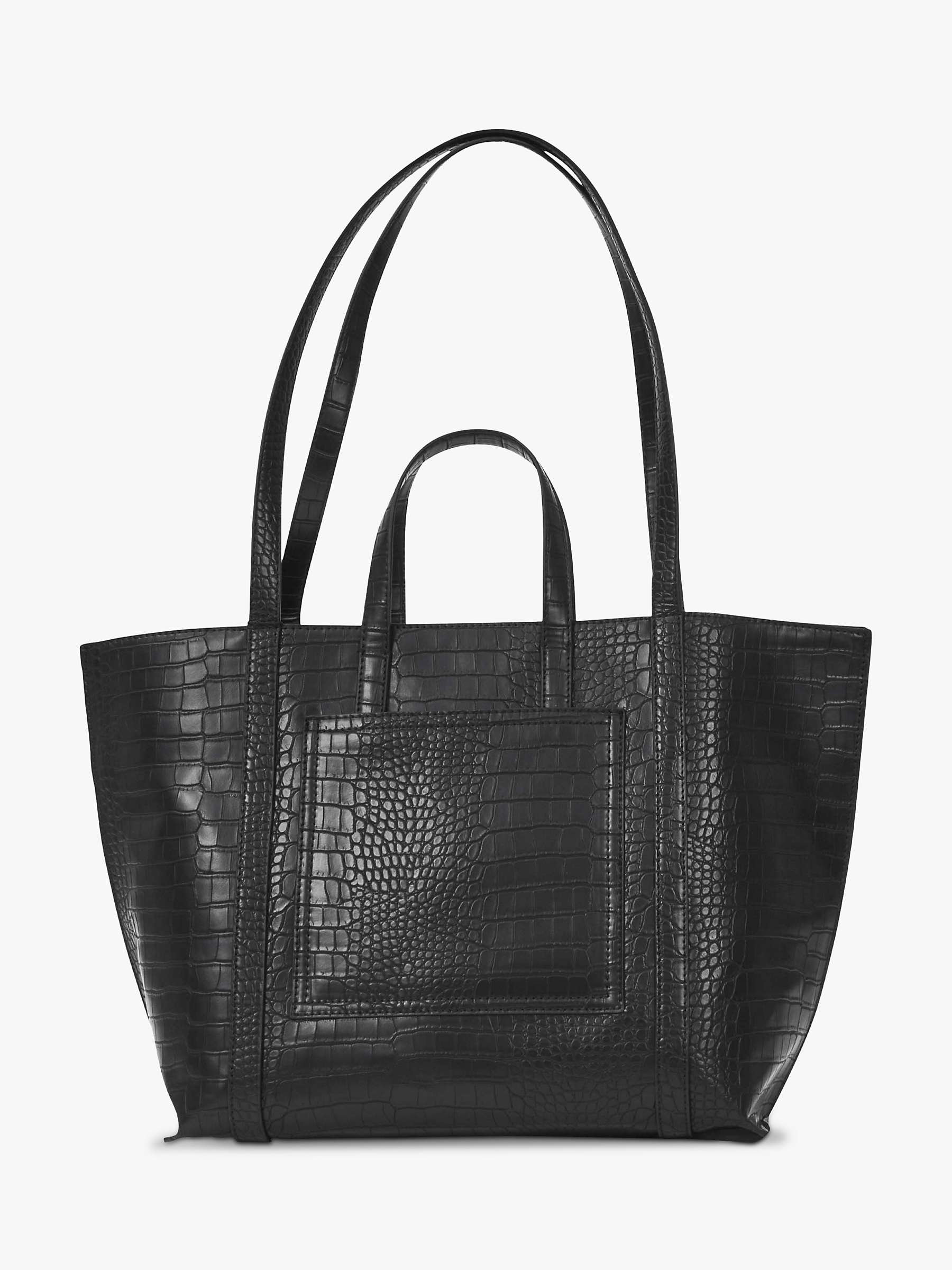 Buy HVISK Alley Trace Tote Bag, Black Online at johnlewis.com