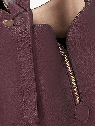 kate spade new york Knott Leather Shoulder Bag, Deep Cherry