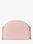 kate spade new york Morgan Dome Leather Double Zip Cross Body Bag, Pink Dune