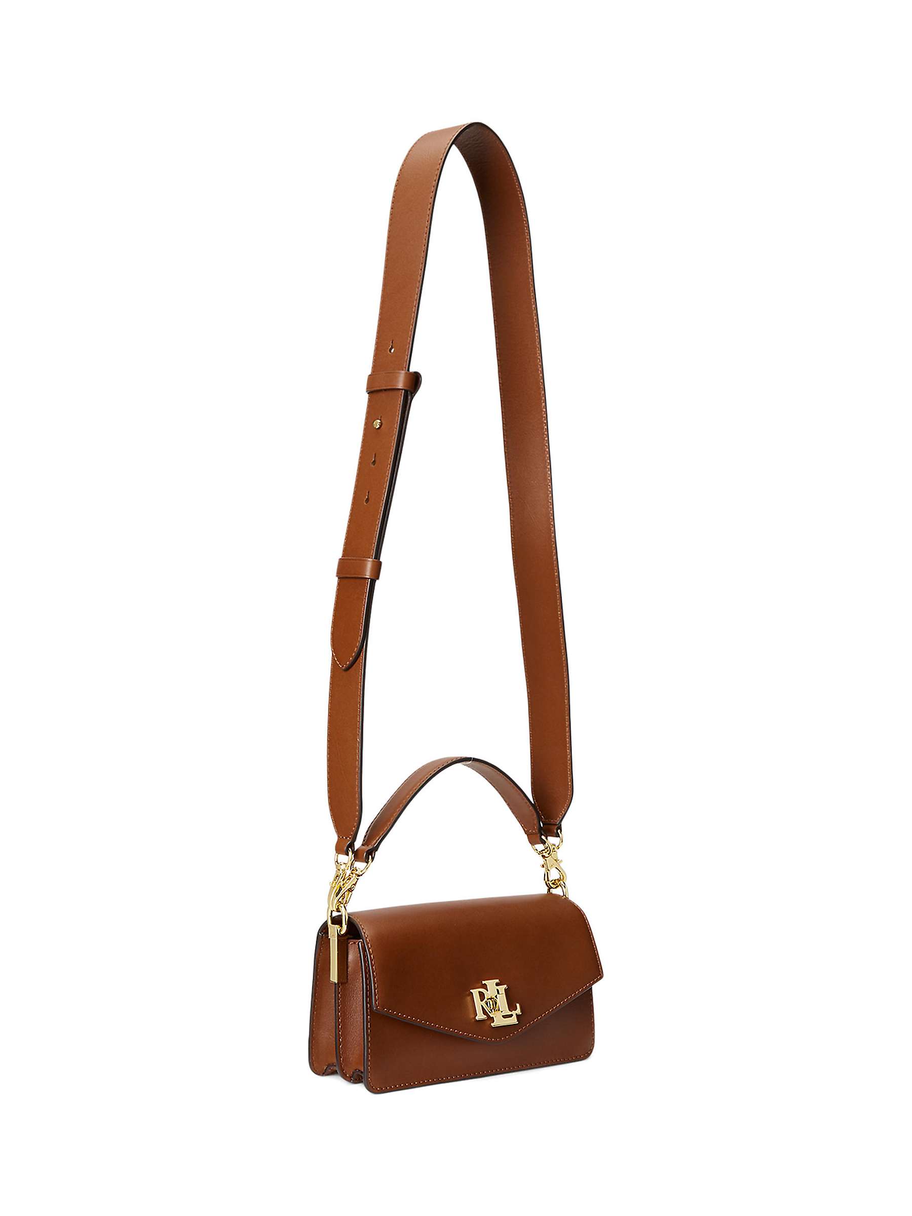 Buy Lauren Ralph Lauren Tayler 19 Leather Grab Bag Online at johnlewis.com