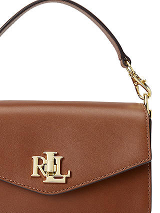 Lauren Ralph Lauren Tayler 19 Leather Grab Bag, Tan