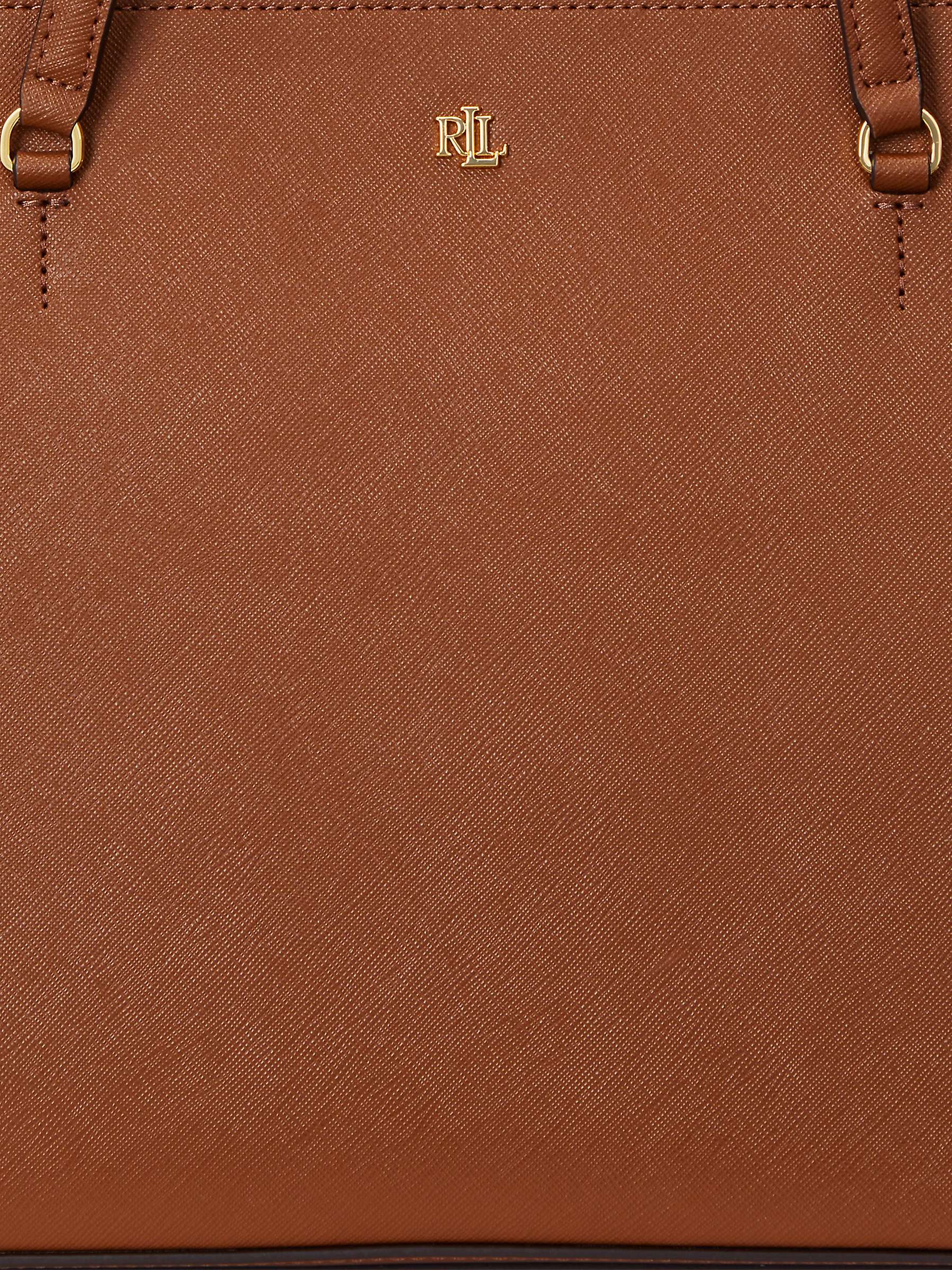 Buy Ralph Lauren Lauren Ralph Lauren Karly Crosshatch Leather Tote Online at johnlewis.com