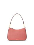 Lauren Ralph Lauren Danni 26 Leather Shoulder Bag, Pink