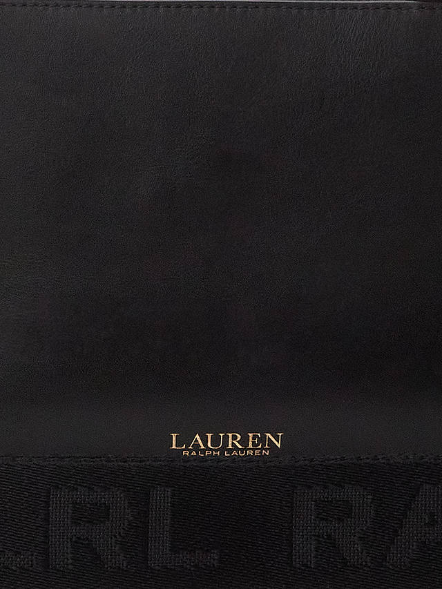 Lauren Ralph Lauren Landyn Leather Cross Body Bag, Black