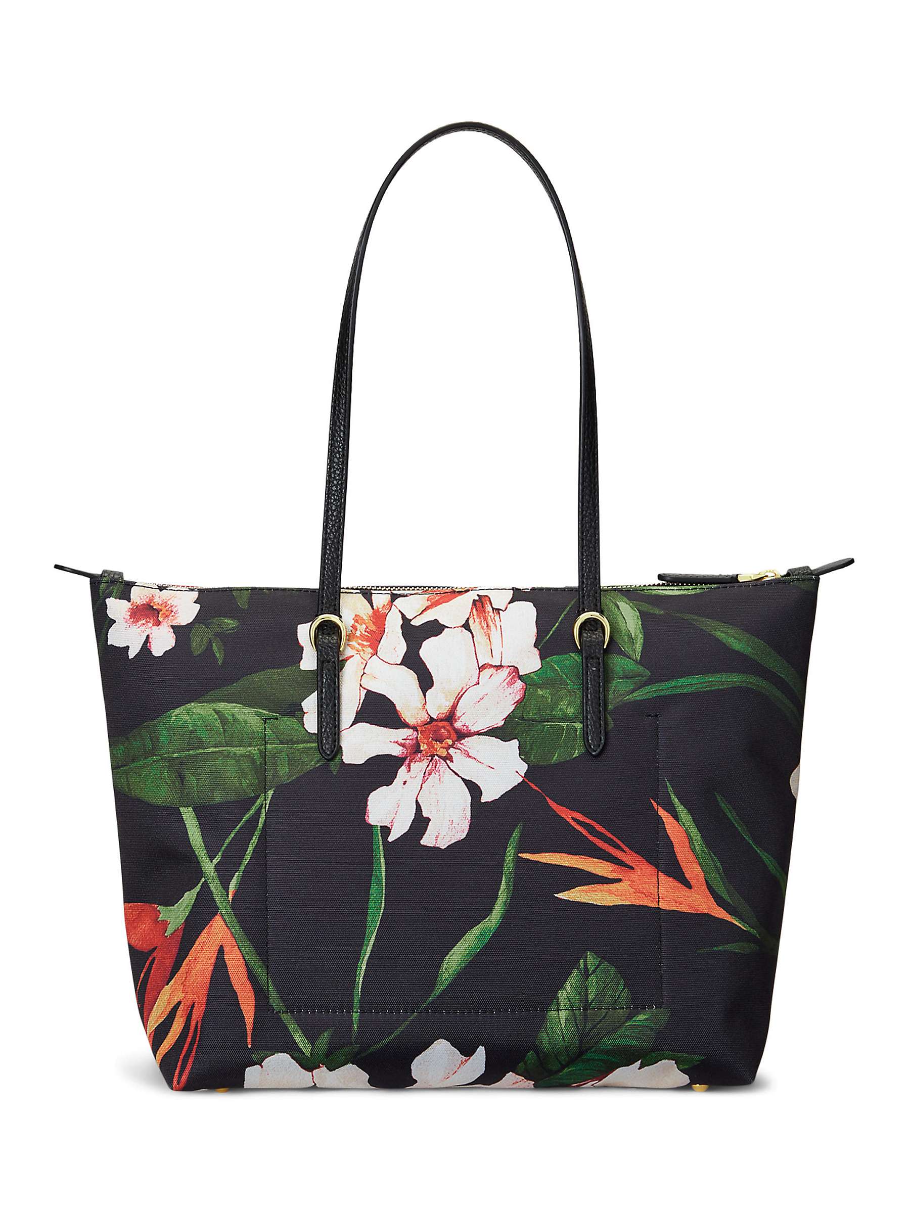 Buy Lauren Ralph Lauren Keaton 26 Lankester Garden Print Tote Bag, Black/Multi Online at johnlewis.com