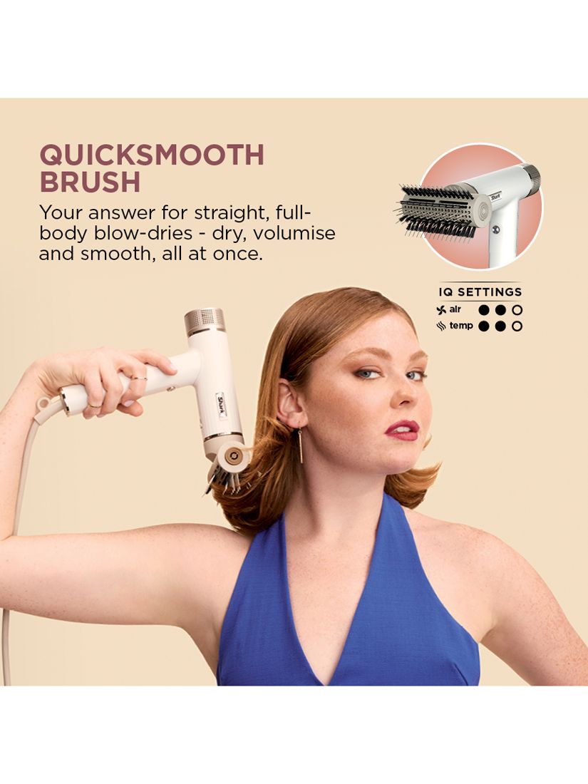Shark HD332UK SpeedStyle RapidGloss Finisher & High-Velocity Hair Dryer for Curly & Coily Hair, SIlk