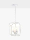 John Lewis Carlita Lantern Ceiling Light, White