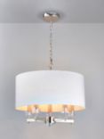 John Lewis Greta Ceiling Light, Dove Grey