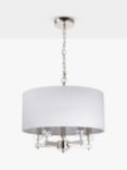 John Lewis Greta Ceiling Light, Dove Grey