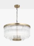 John Lewis Lexton XL Pendant Ceiling Light, Matte Antique Brass