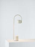 John Lewis Pivot Table Lamp, Matt Greige