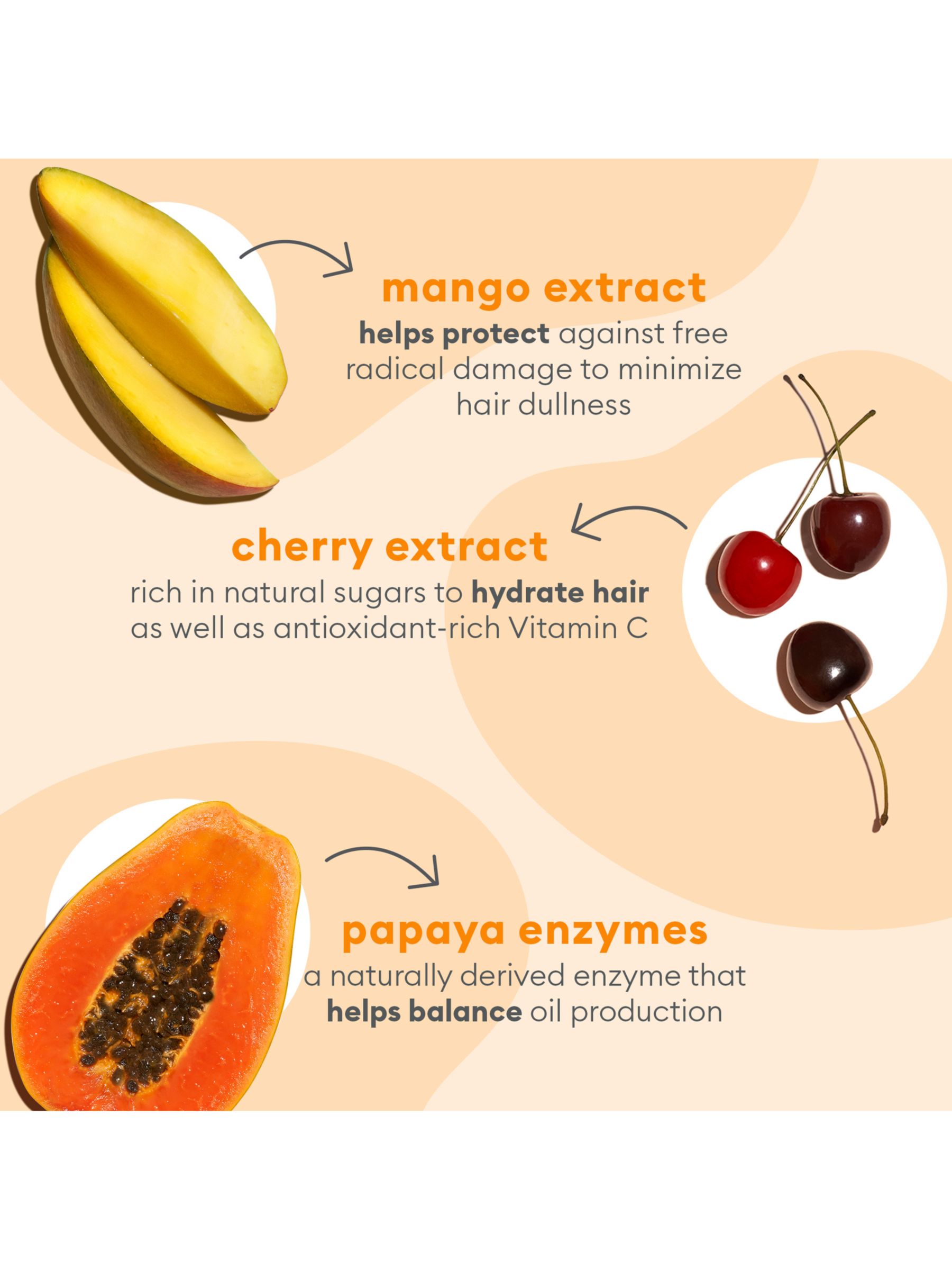 Briogeo Superfoods™ Mango + Cherry Balancing Shampoo + Conditioner Duo 5