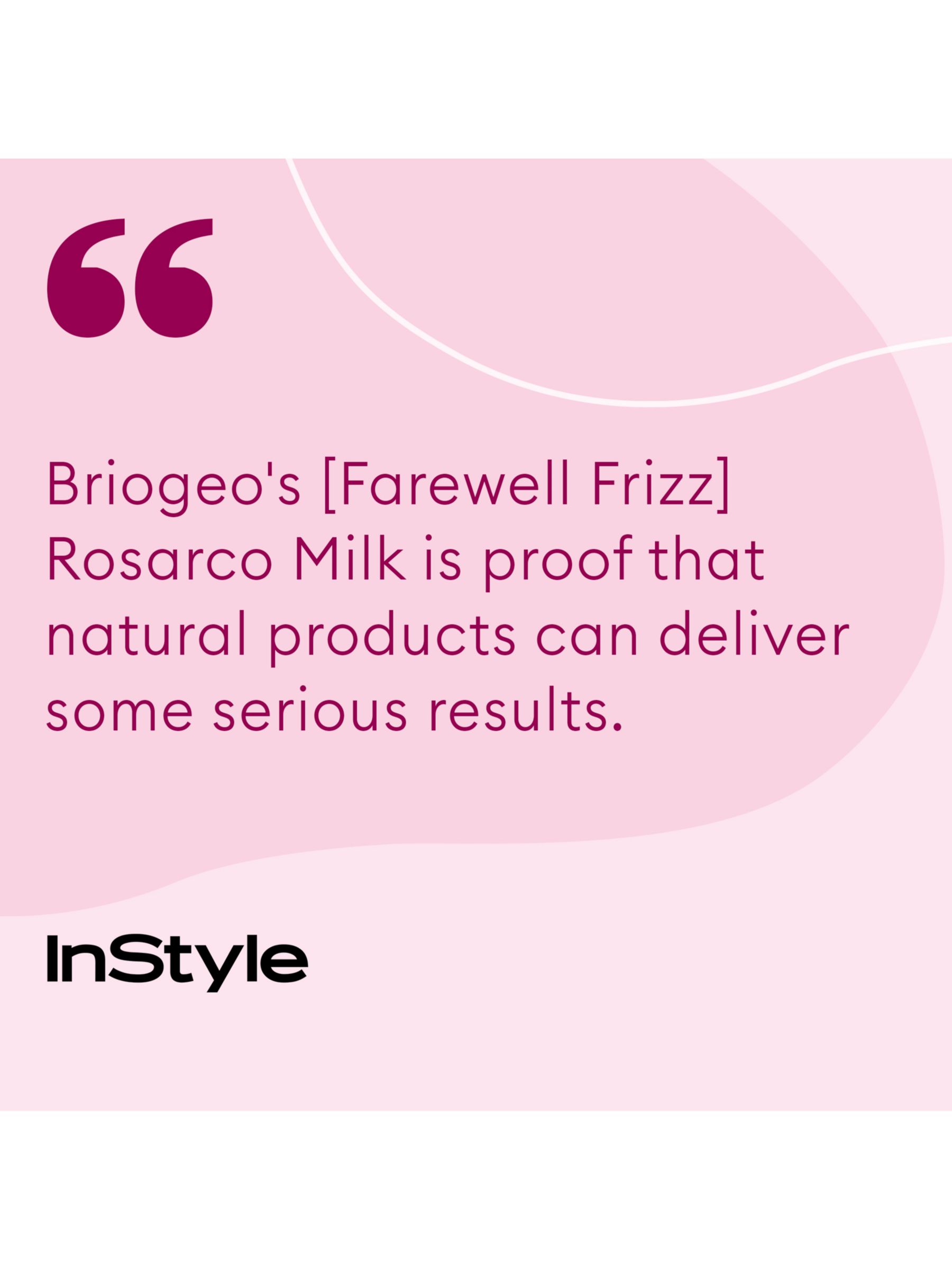Briogeo Farewell Frizz™ Rosehip, Argan + Coconut Rosarco Milk Leave-In Conditioning Spray, 147ml 7