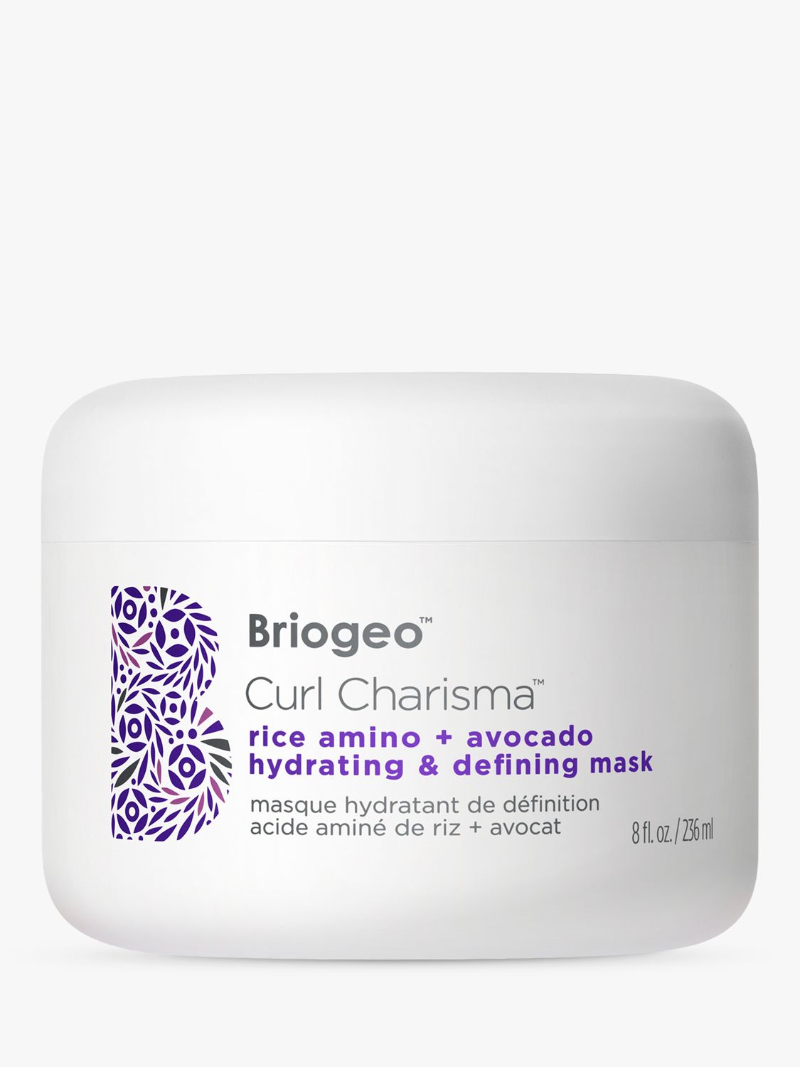 Briogeo Curl Charisma™ Rice Amino + Avocado Hydrating & Defining Mask, 236ml 1