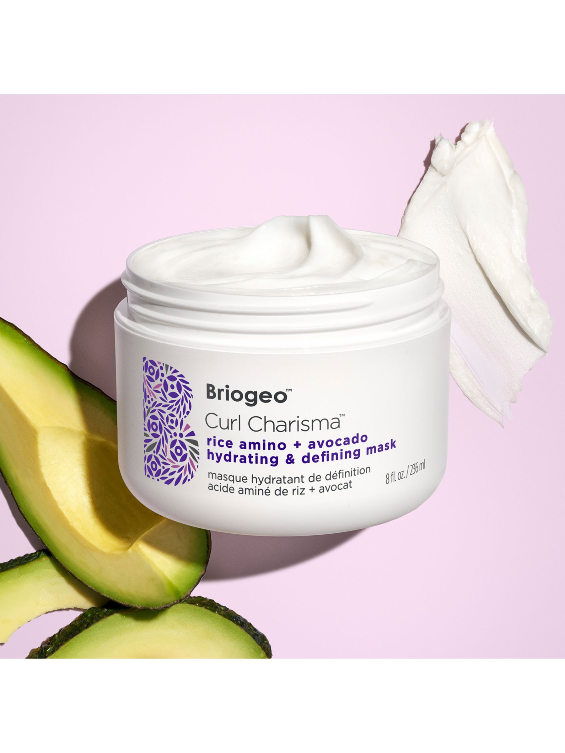Briogeo Curl Charisma™ Rice Amino + Avocado Hydrating & Defining Mask, 236ml 4