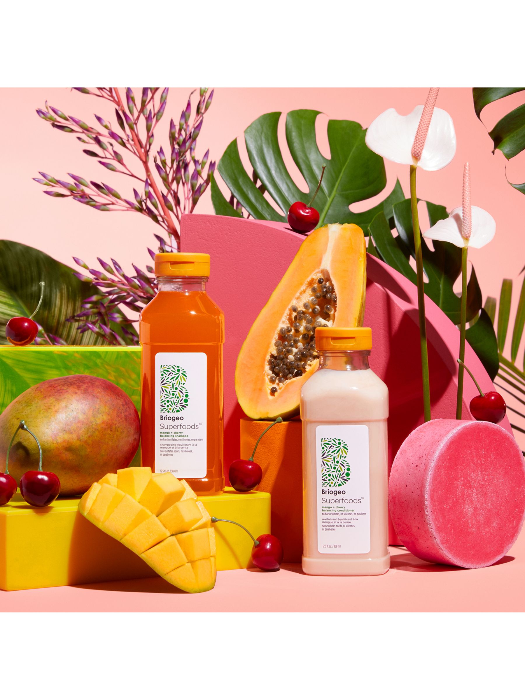 Briogeo Superfoods™ Mango + Cherry Balancing Shampoo, 369ml 6