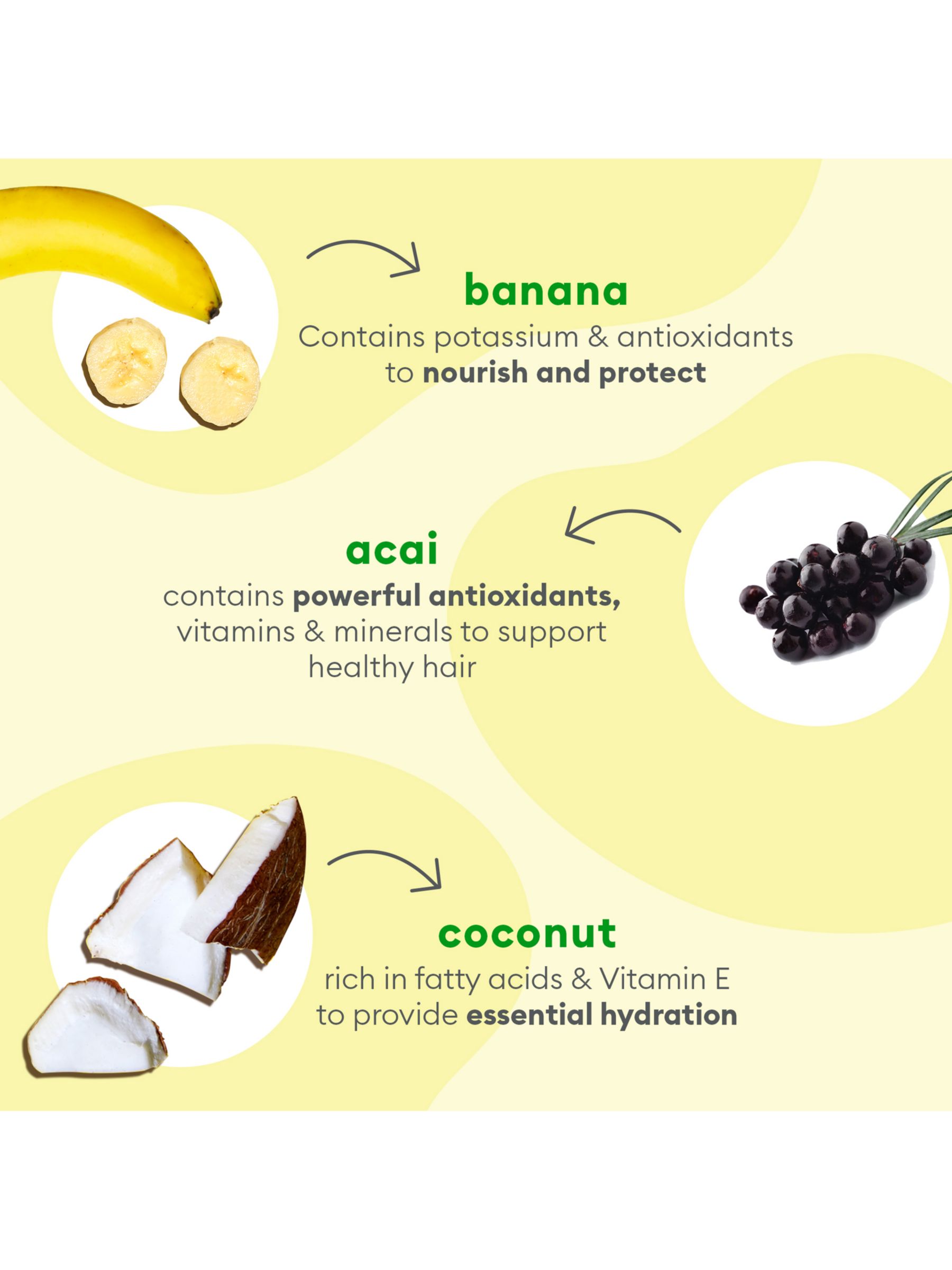 Briogeo Superfoods™ Banana + Coconut Nourishing Superfood Shampoo, 369ml 3