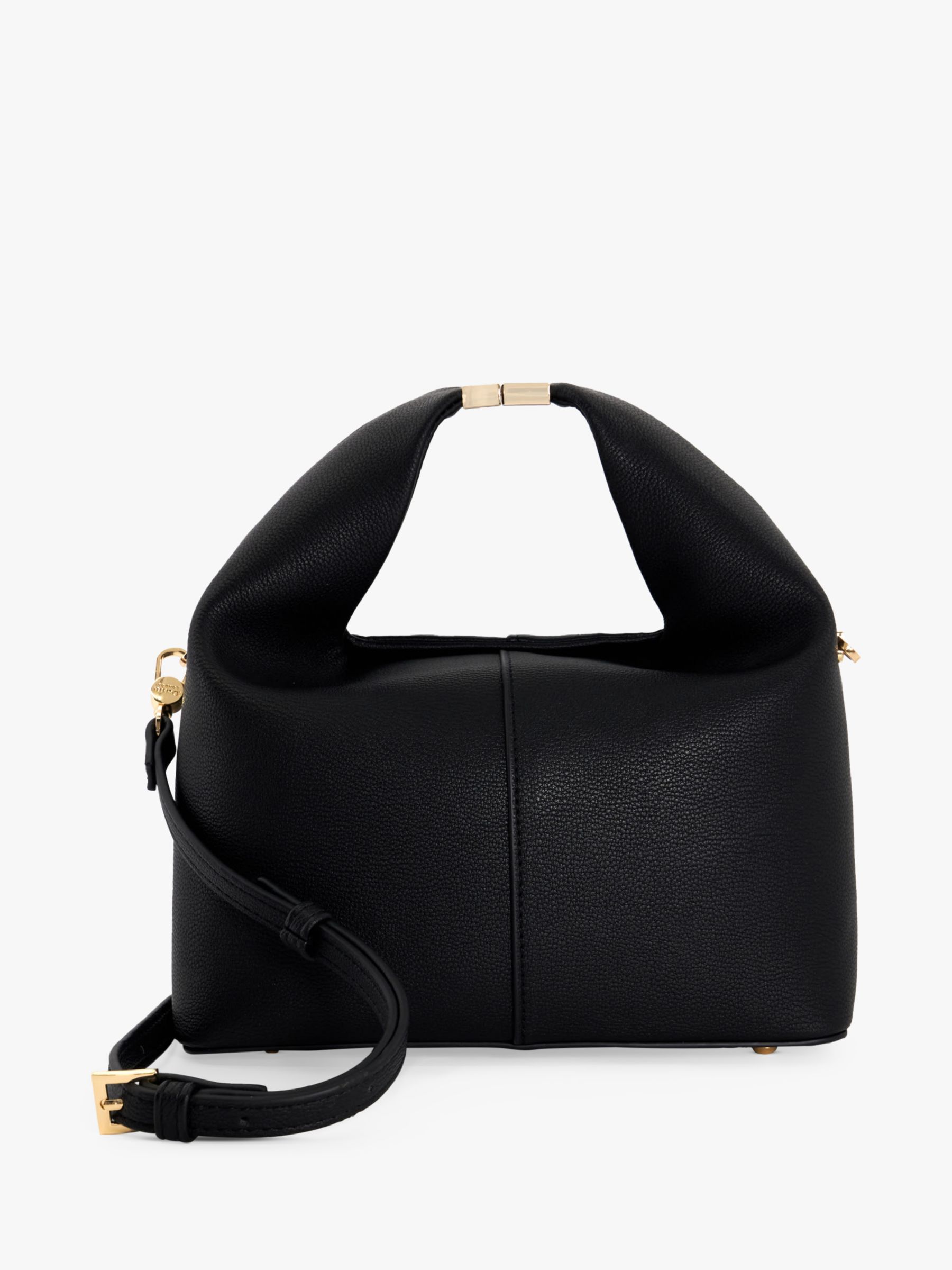 Dune Debuts Soft Mini Grab Bag, Black at John Lewis & Partners