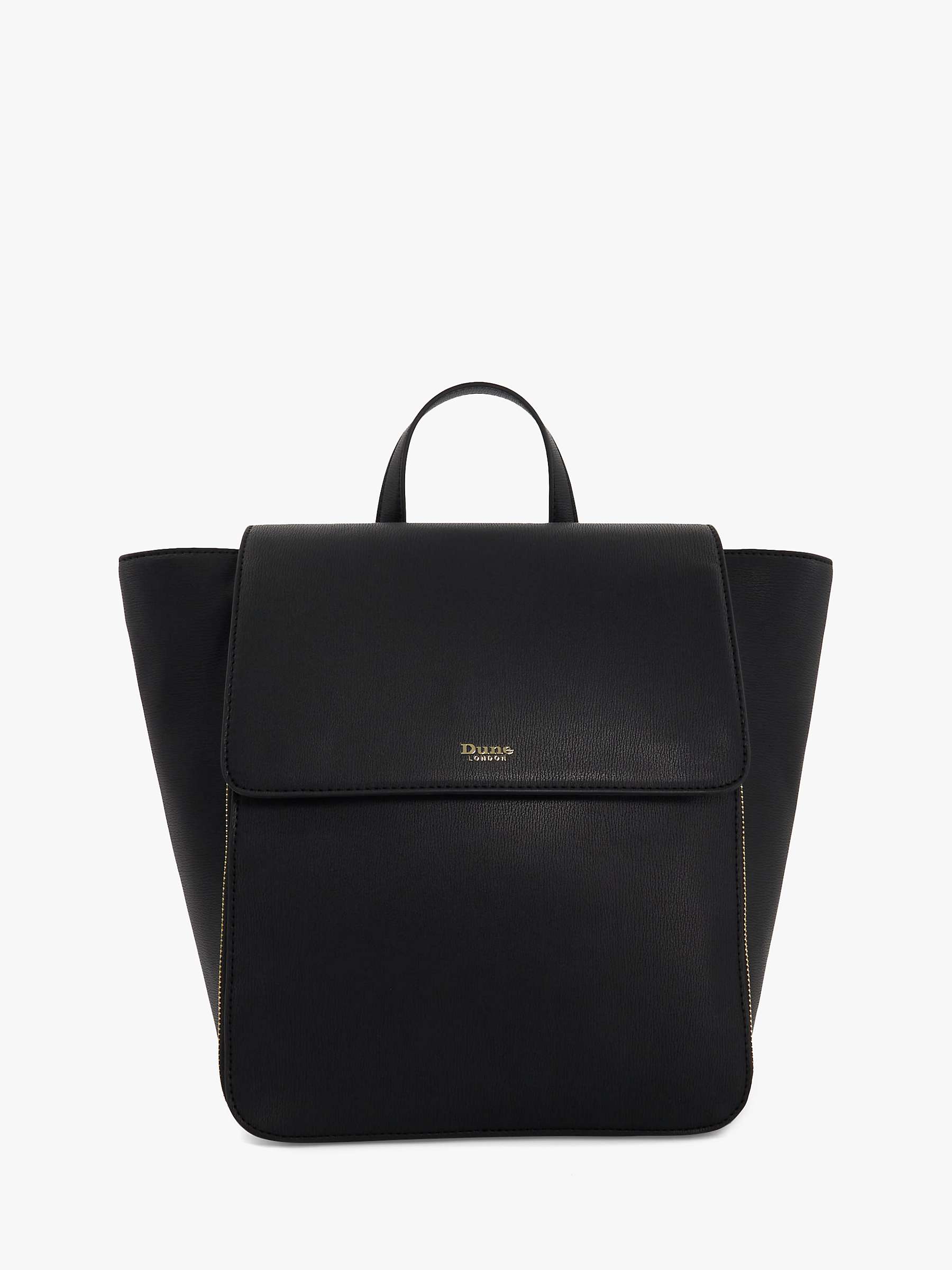 Dune Driven Winged Backpack, Black at John Lewis & Partners
