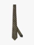 Mulberry All Over Tree Silk Tie