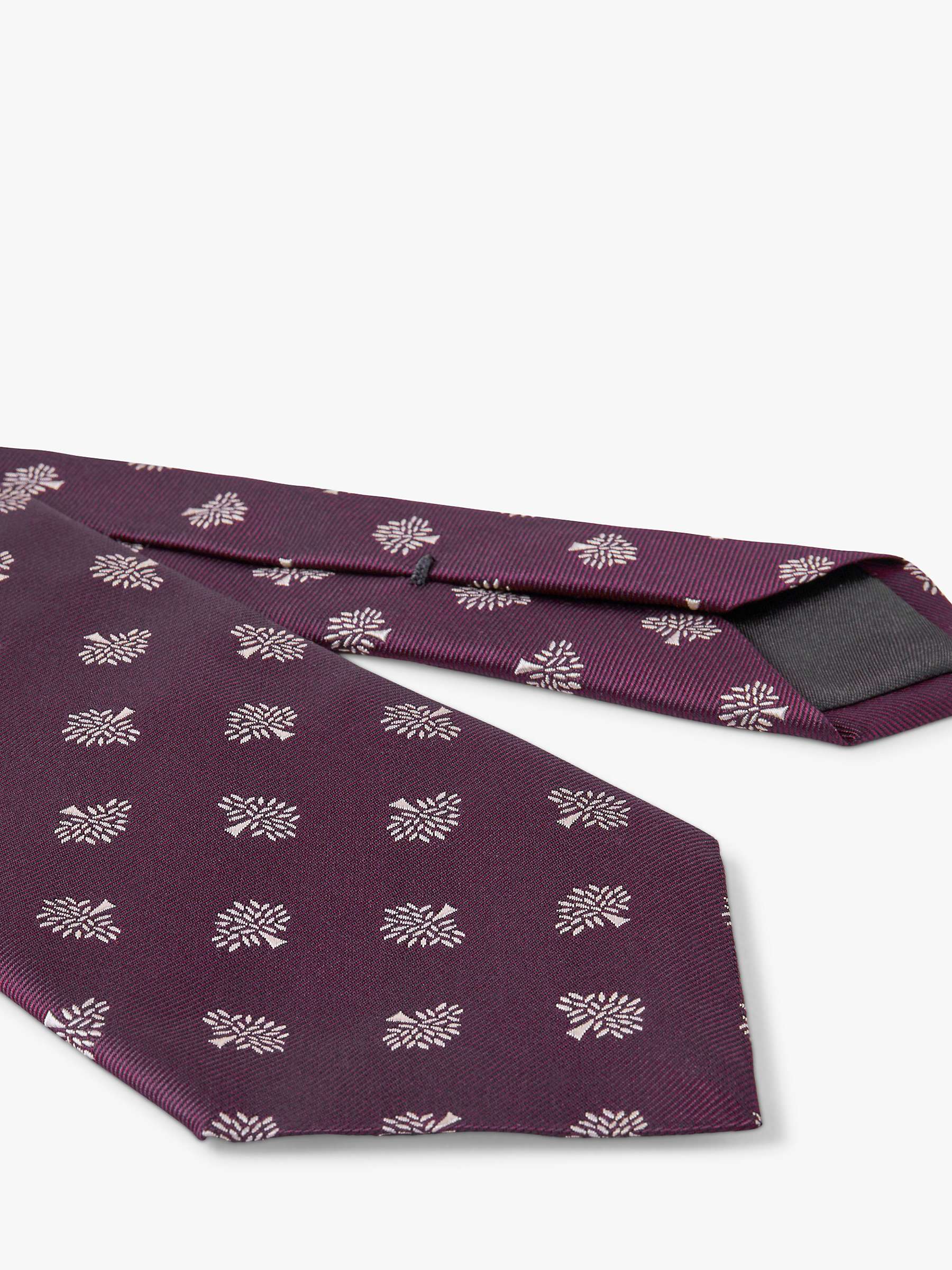 Buy Mulberry All Over Tree Silk Tie Online at johnlewis.com