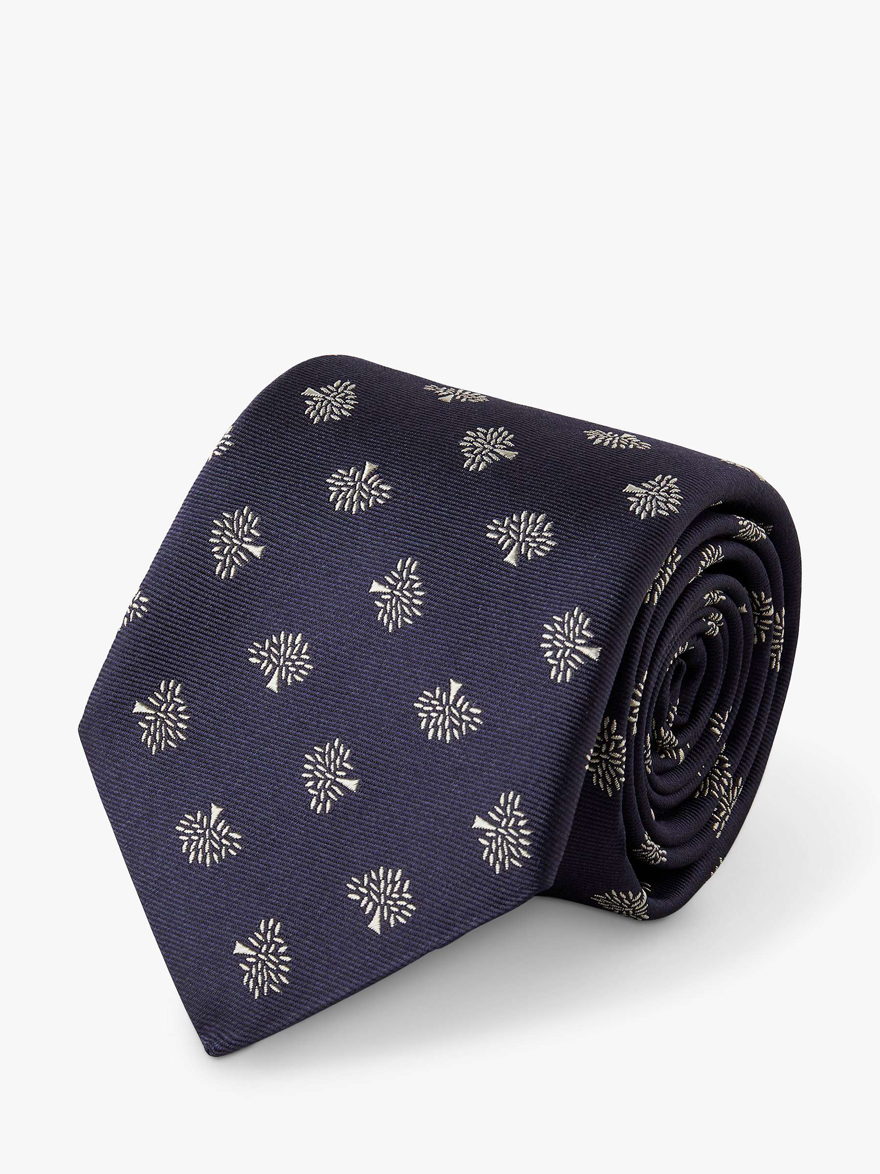 Buy Mulberry All Over Tree Silk Tie Online at johnlewis.com