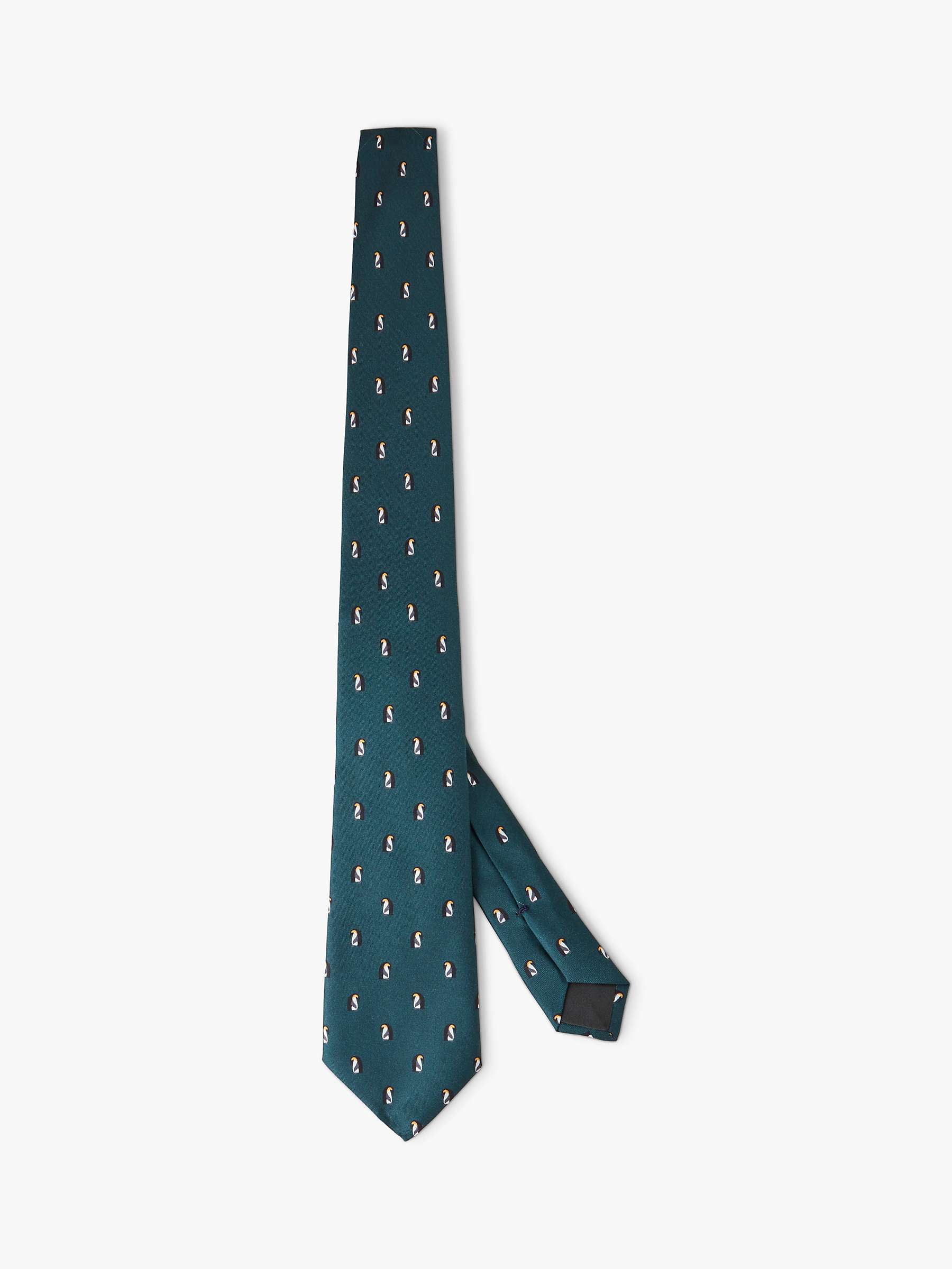 Buy Mulberry Silk Penguin Tie, Mulberry Green Online at johnlewis.com