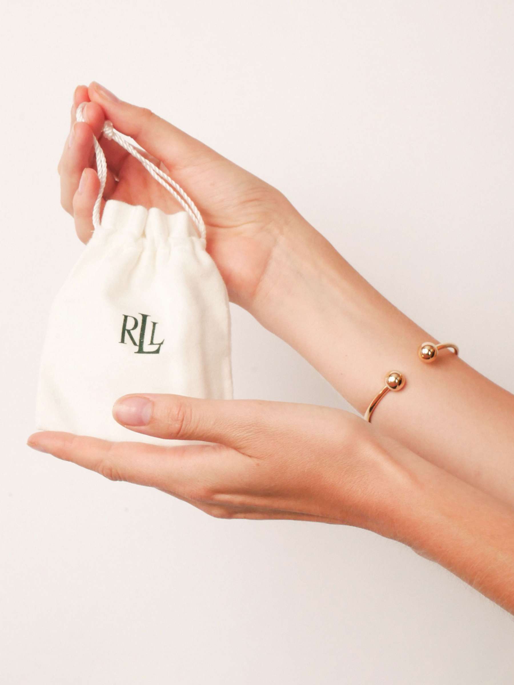 Buy Lauren Ralph Lauren Pearl Bead Linear Drop Earrings, Gold/Pink Online at johnlewis.com