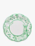 Talking Tables Pierre Bunny Paper Plates, Green, Pack of 10
