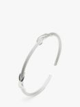 Simply Silver Double Infinity Cuff, Silver