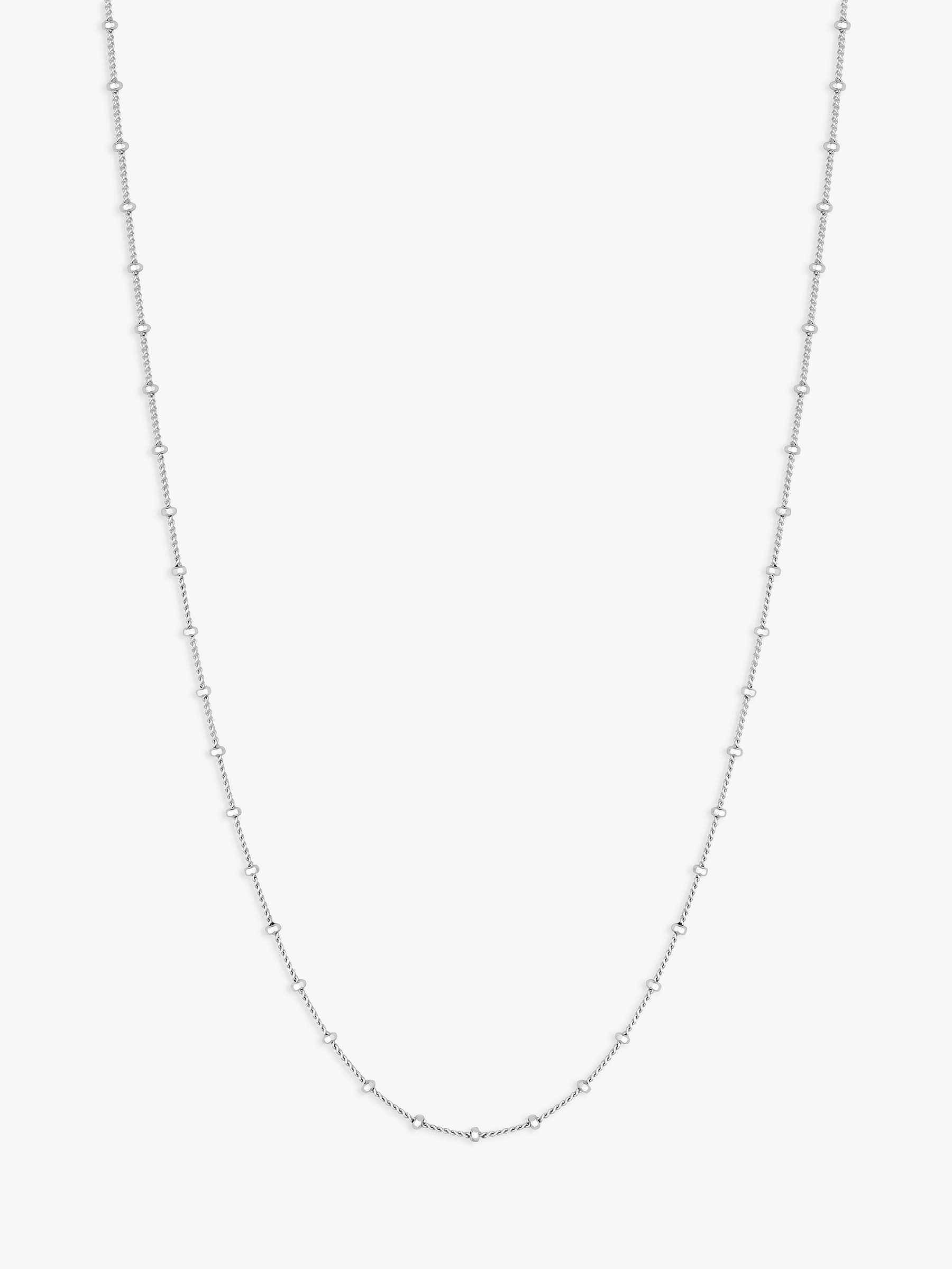 Buy Simply Silver Fine Spark Chain Necklace, Silver Online at johnlewis.com