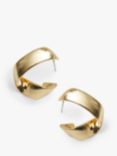 Jon Richard Twisted Earrings, Gold